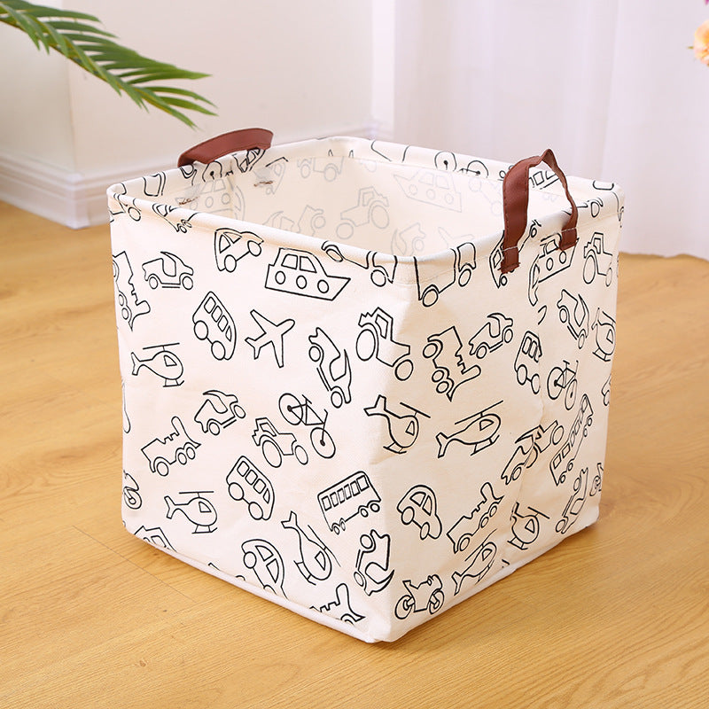 Wholesale Canvas Square Toy Storage Bags