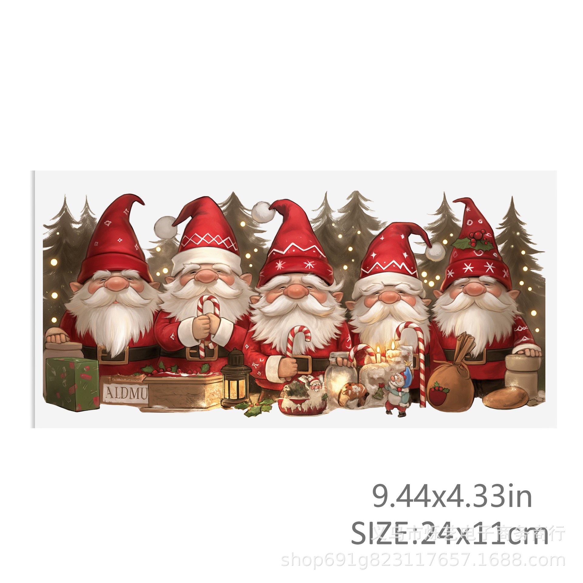 Wholesale 2pcs Christmas Collection 16oz Cup UV DTF Wraps