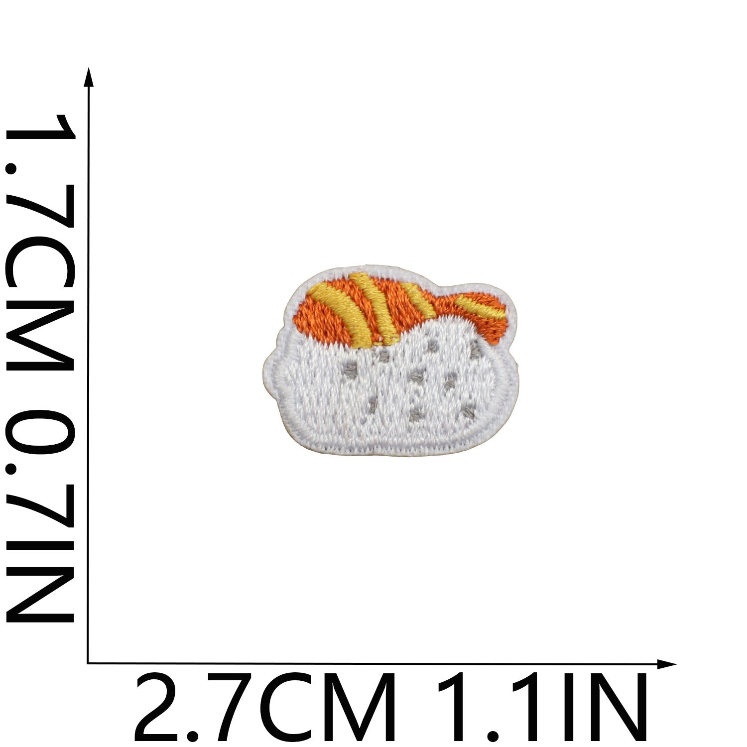 Wholesale Drink Cup Cow And Rice Ball Embroidered Iron On Patch Card Set For Clothing DIY Chic Accessory