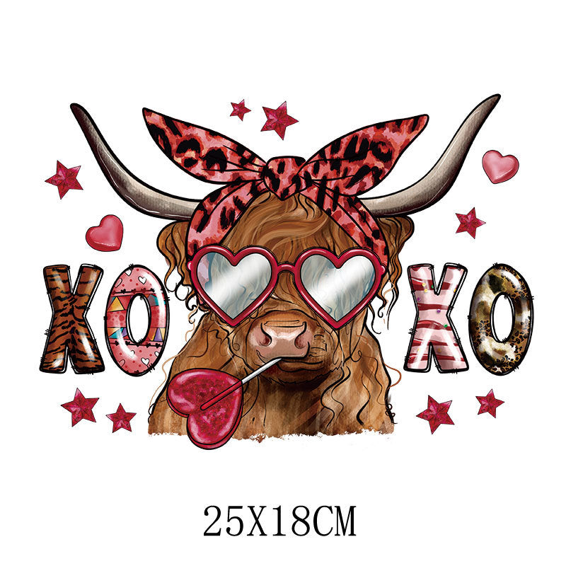 Wholesale Pink Valentine' s Day Heat Transfer   UV DTF Ready to Press Transfers Wraps