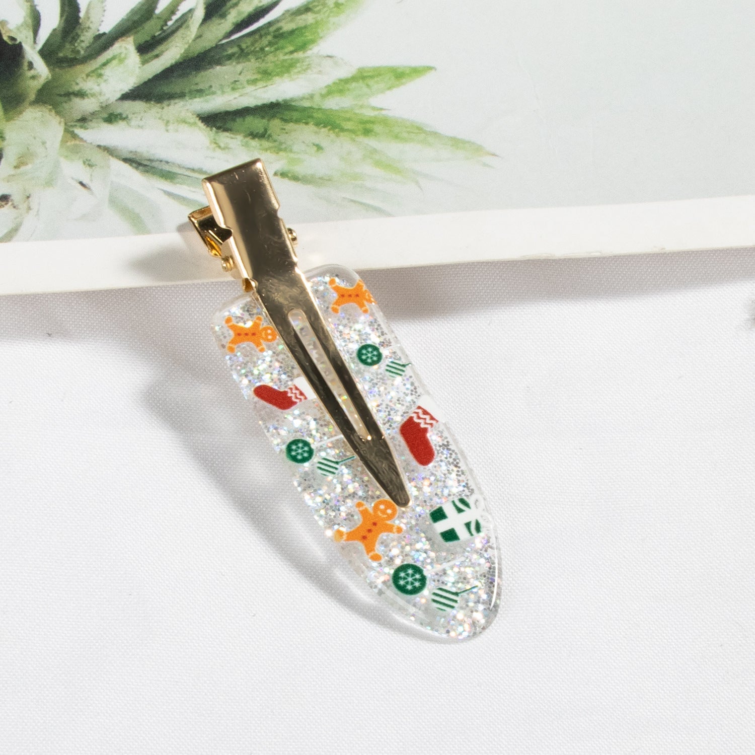 Wholesale Christmas Acrylic Hair Clips
