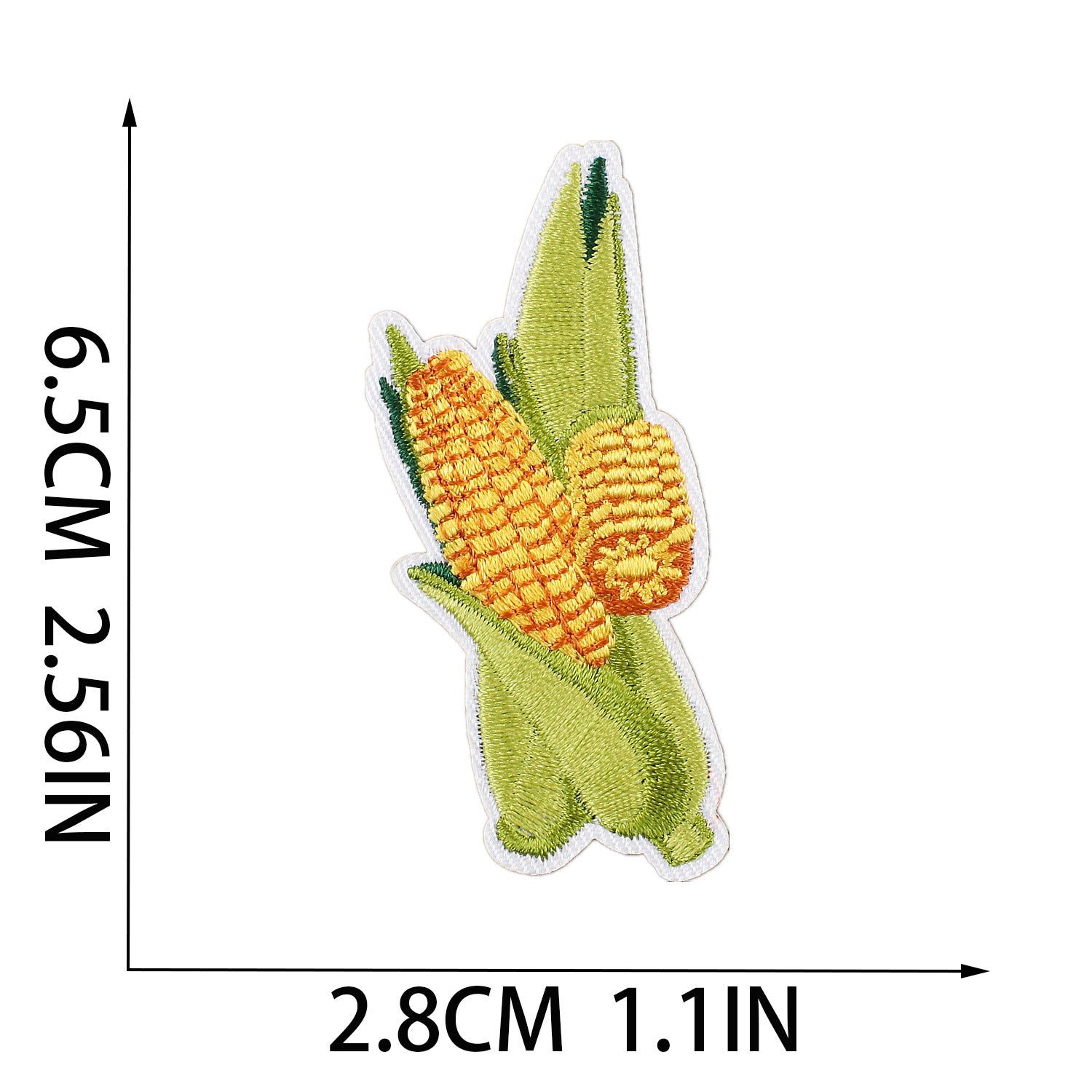 Wholesale Embroidered Patches Thanksgiving Theme Pumpkin Maple Leaf Corn Polyester Thread DIY Clothing Decorative Craft Supply