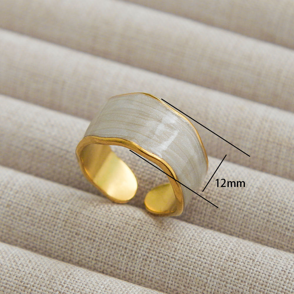 Wholesale Open Ring Stainless Steel Geometric Versatile Stainless Steel Ring