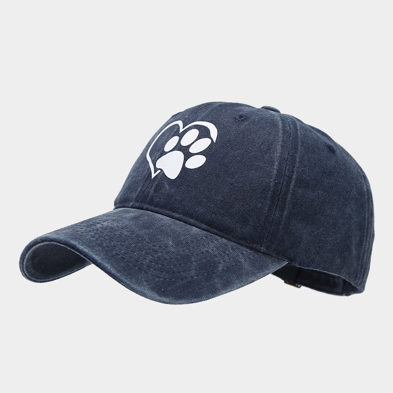 Wholesale Love Dog Claw Soft Top Cotton Baseball Hat