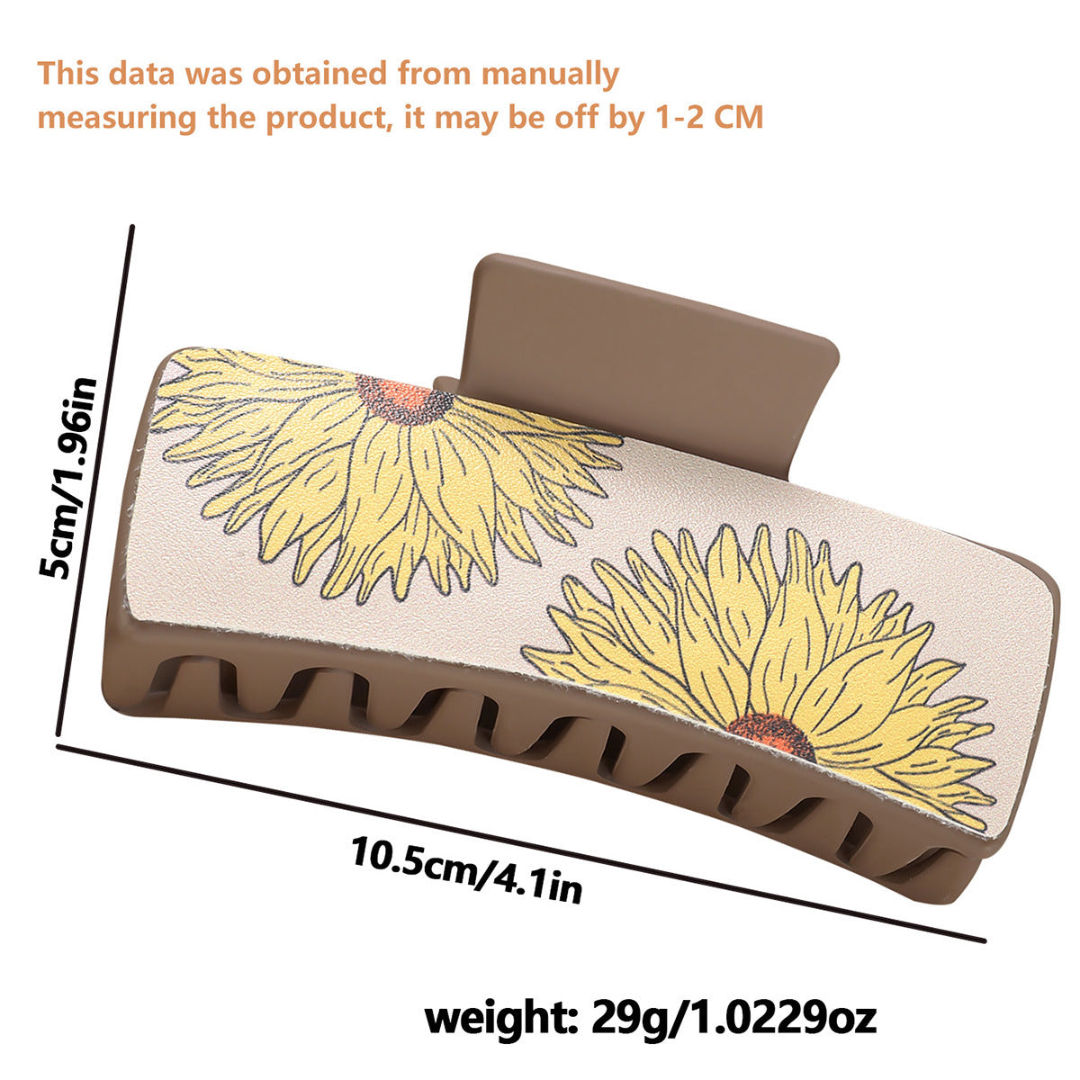 Wholesale  yellow chrysanthemum square hairpin Hair Clips