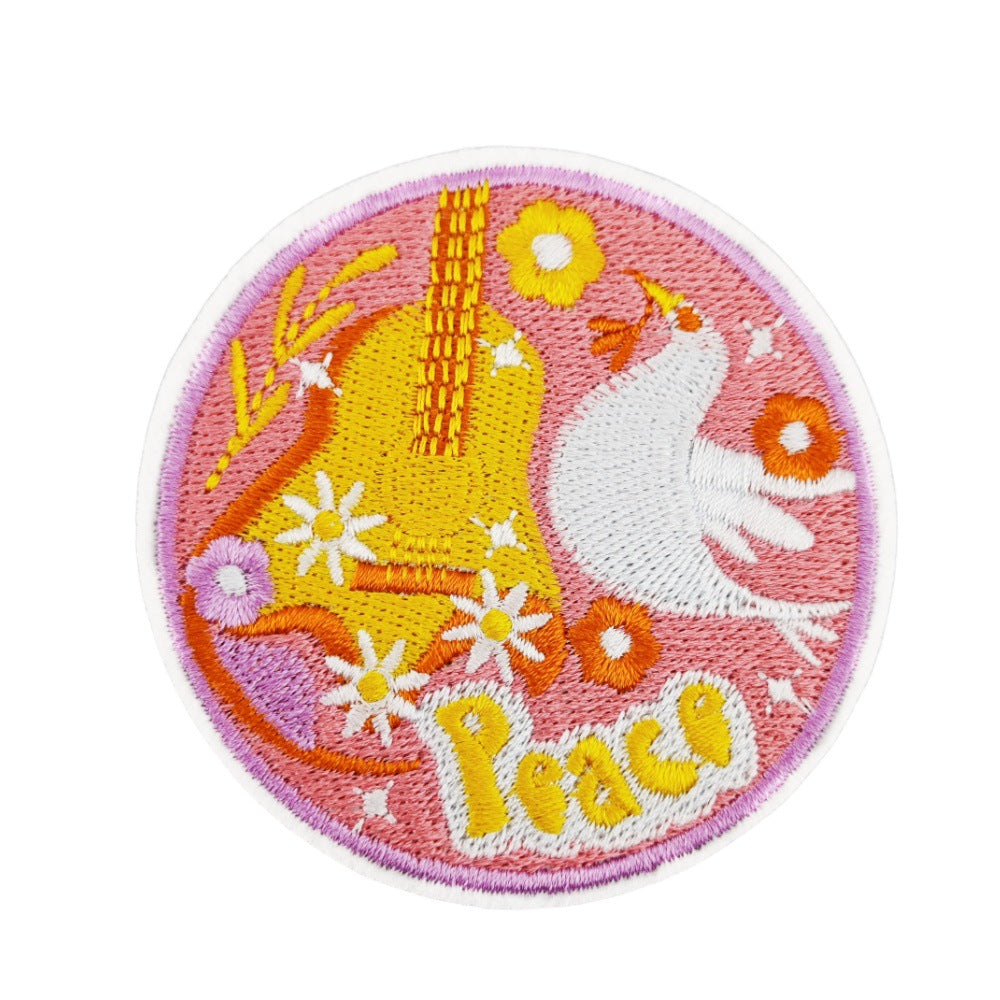 Wholesale Trendy Embroidered Hippie Patch Decorative Accent For Bags DIY Craft Supply Resale