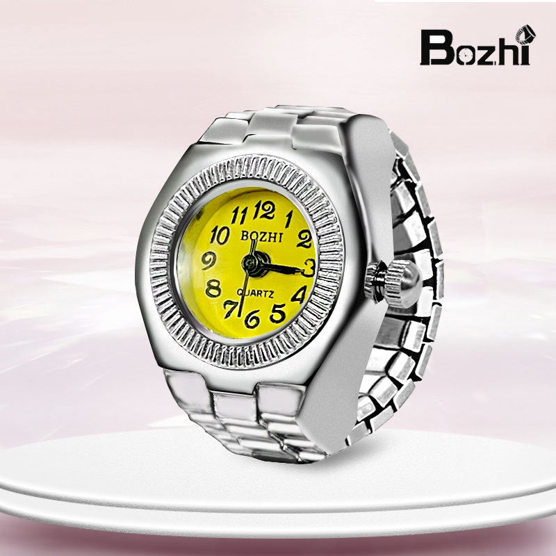 Wholesale [Ring watch] new hot creative alloy shell finger watch lovers foreign trade new men and women manufacturers direct batch