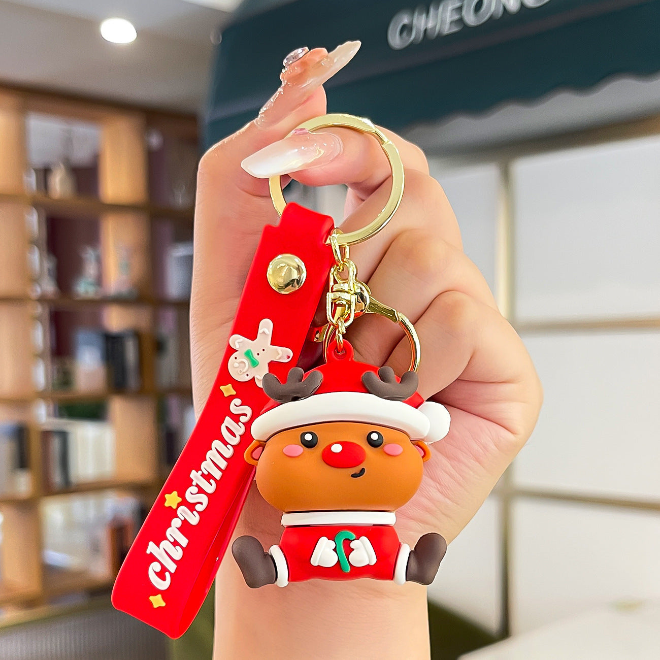 Wholesale Cute Creative Christmas Snowman Cartoon Keychains