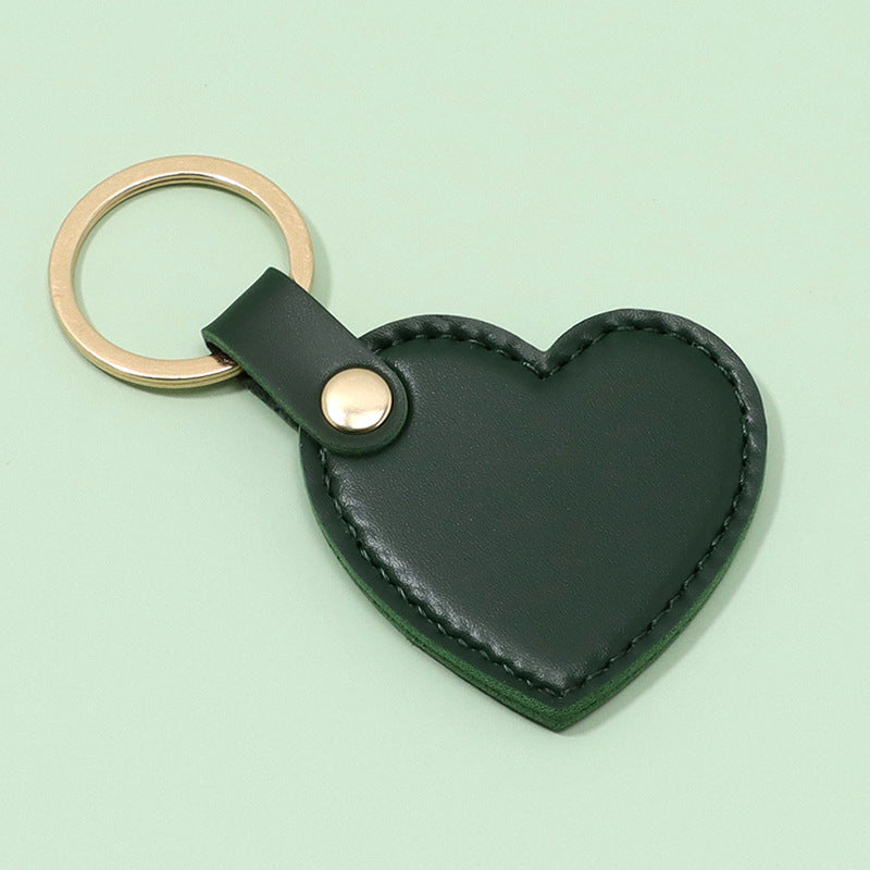 Wholesale Creative Heart Shaped Leather Keychains