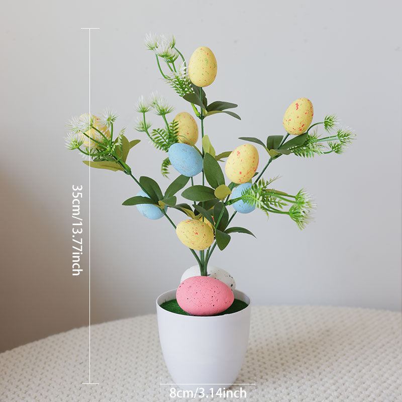 Wholesale wholesale Easter Garland foam egg rabbit Garland decoration home decoration