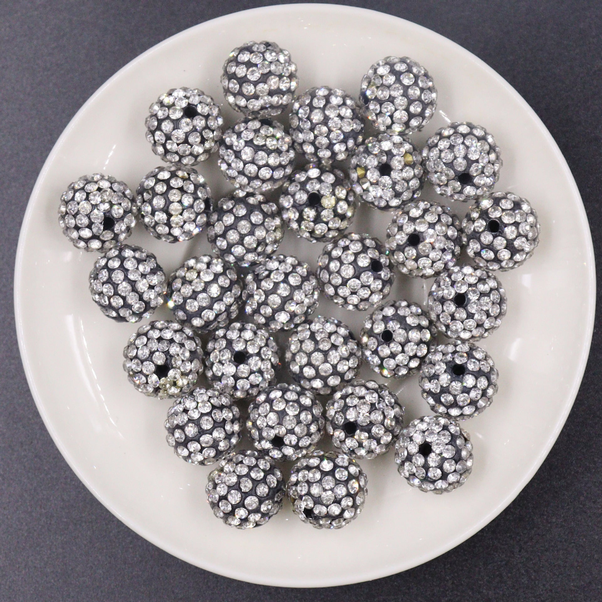 Wholesale 100pcs 8mm-12mm  Diamond Balls Handmade Diy Beads