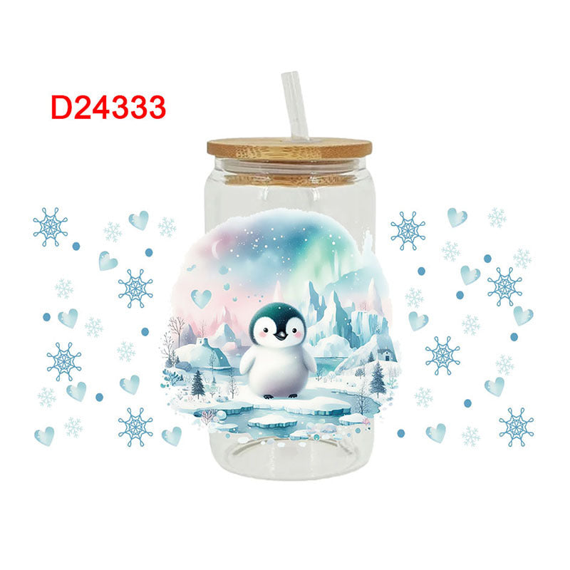 Wholesale UV Transfer Paste Glass Crystal Label Crystal Paste 16OZ UV DTF WRAPS