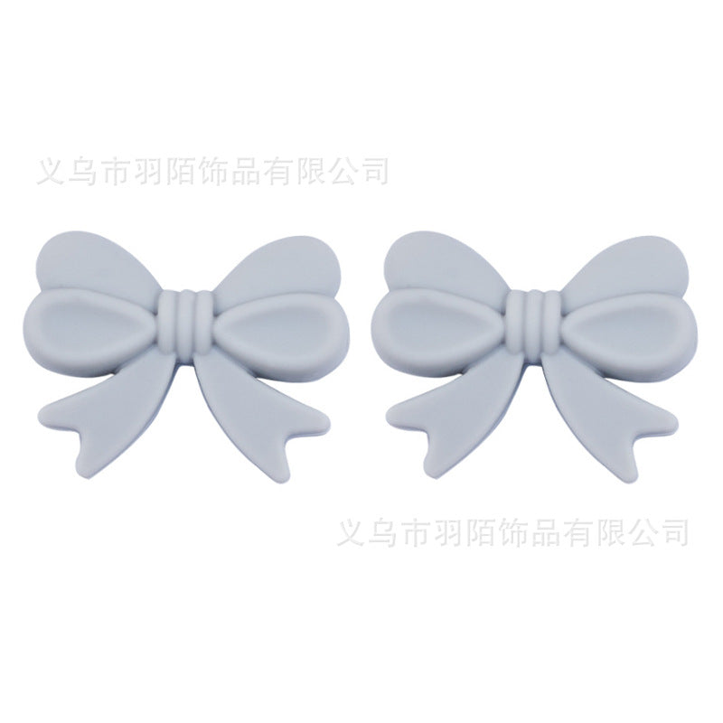 Wholesale 20pcs colorful bow Focal Beads