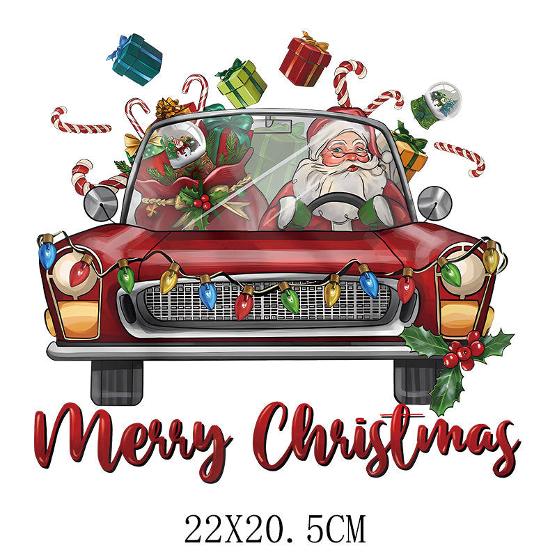 Wholesale Christmas heat transfer stickers   UV DTF Ready to Press Transfers Wraps