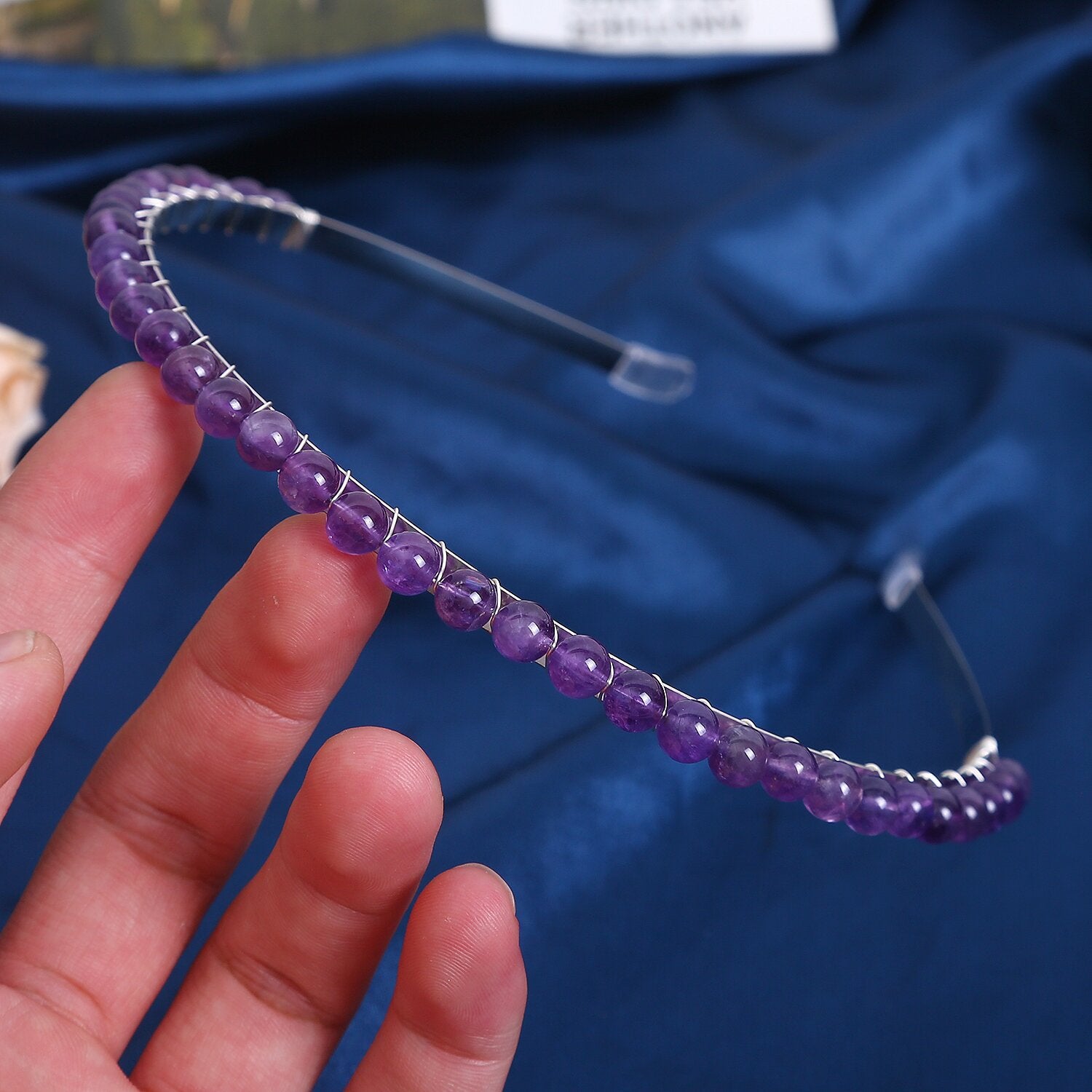 Wholesale Colorful Gravel Hair Hoops