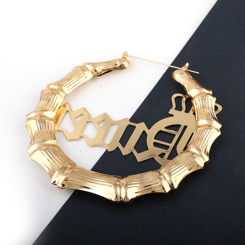 Punta de metal de metal redonda de Alphabet Queen de Alphabet Queen