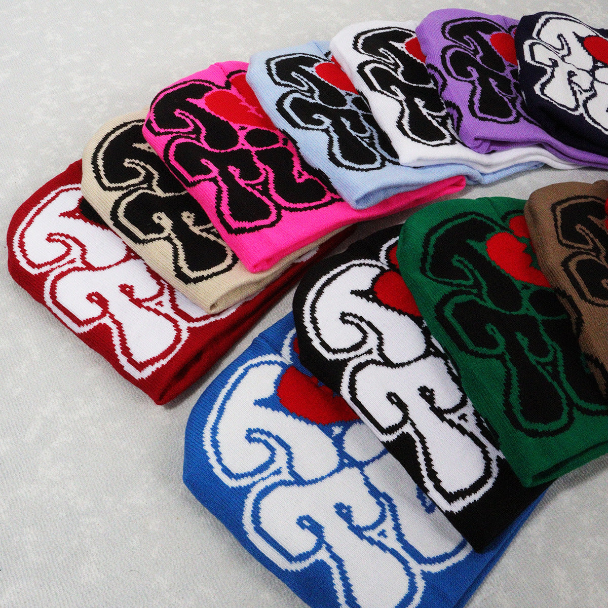 Wholesale Y2K Jacquard Knitted Hat Woolen Hat