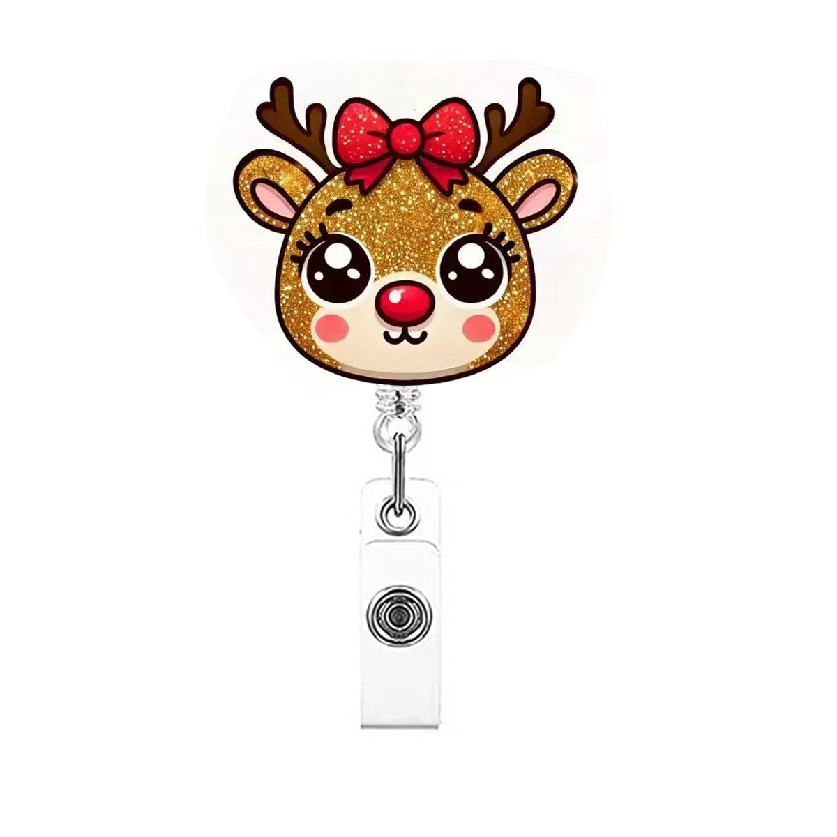 Wholesale Bow Christmas Tree  Badge Reels