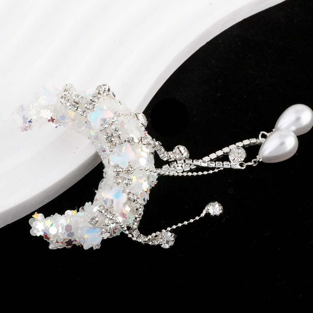 Wholesale Bow Tassel Pearl Sequin Moon Boat Acrylic Diamond Ball  Beads