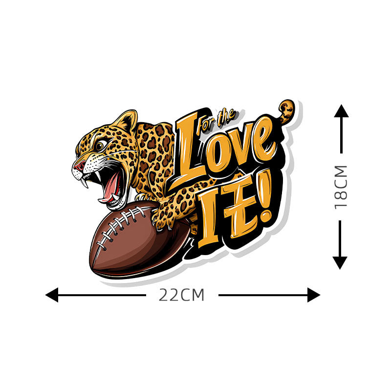 Wholesale rugby jersey UV DTF ready-to-use transfer stickers