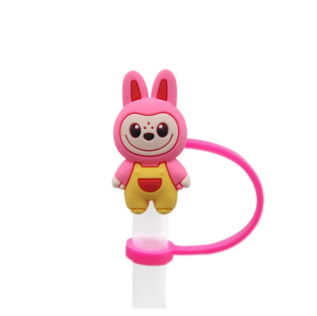 Wholesale 10pcs/pack  Cute cartoon-style straw cup cap