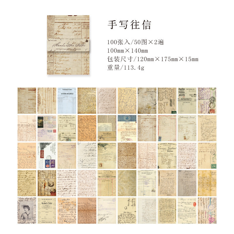 Wholesale Retro Human Morning and Evening Series Collage Handmade Tent DIY Decoration