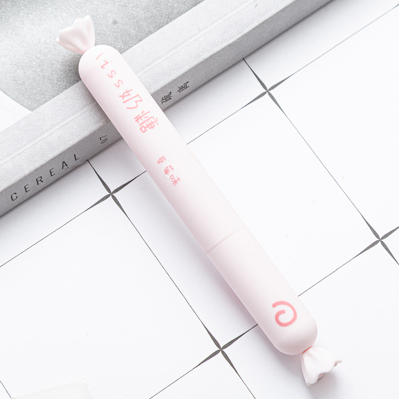 Bolígrafos de bolsillo de plástico en forma de dulces al por mayor