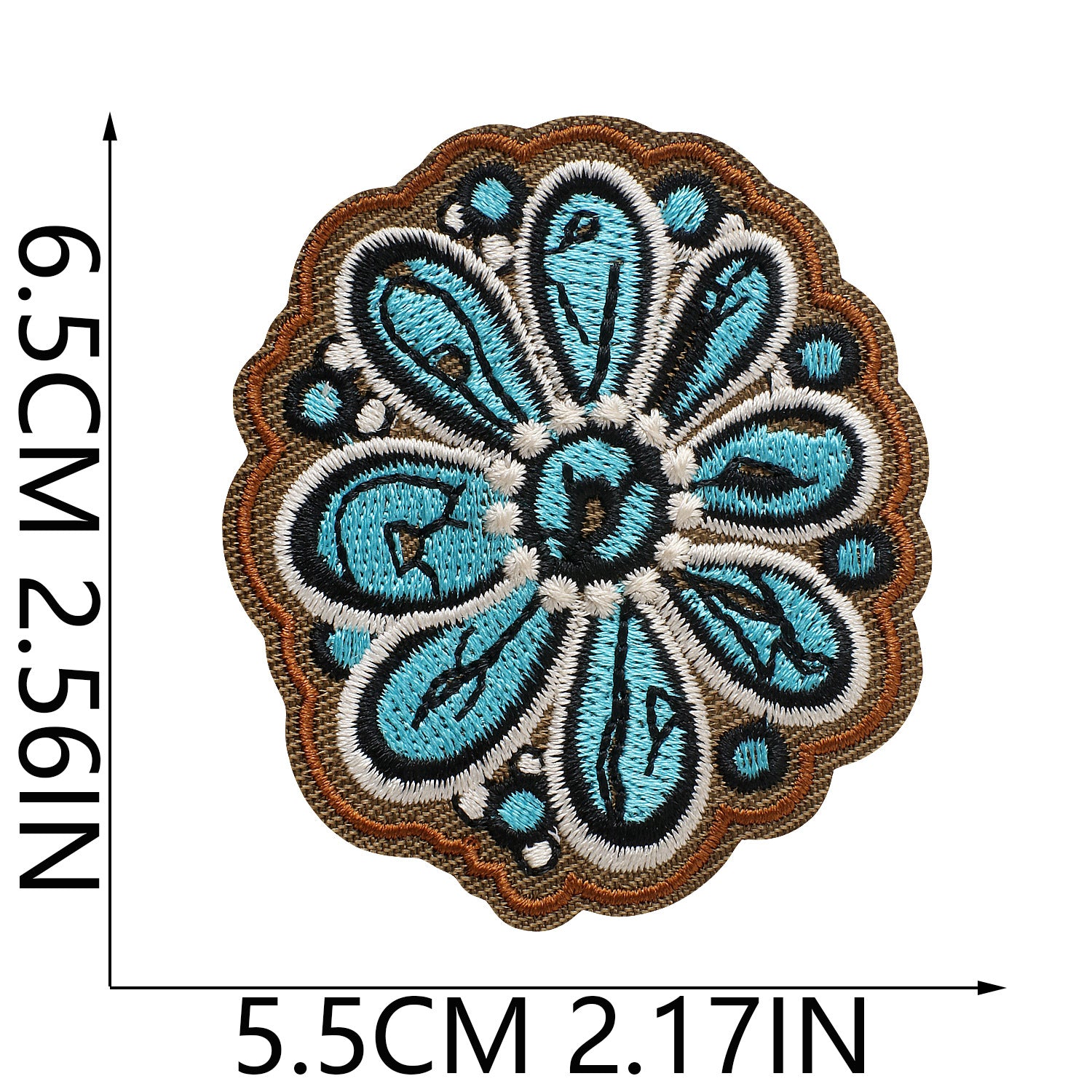 Wholesale Western Cowboy Cactus Embroidered Iron On Patches DIY et And Bag Crafts Boutique Resale