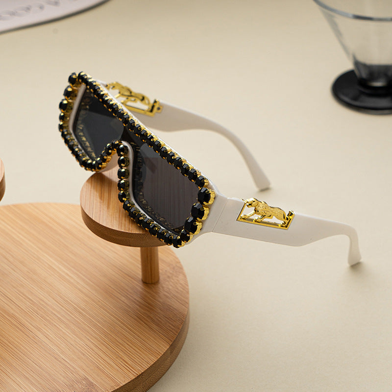 Wholesale Fashion Square Diamond Sunglasses