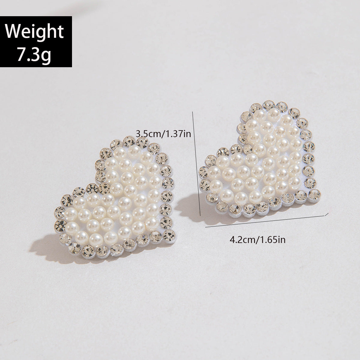 Wholesale Diamond-Encrusted Large Butterfly Earrings