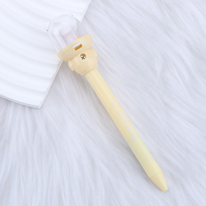 Wholesale Creative basketball ballpoint pen ins high-value student shooting gel pen quick-drying ink printable logo toy