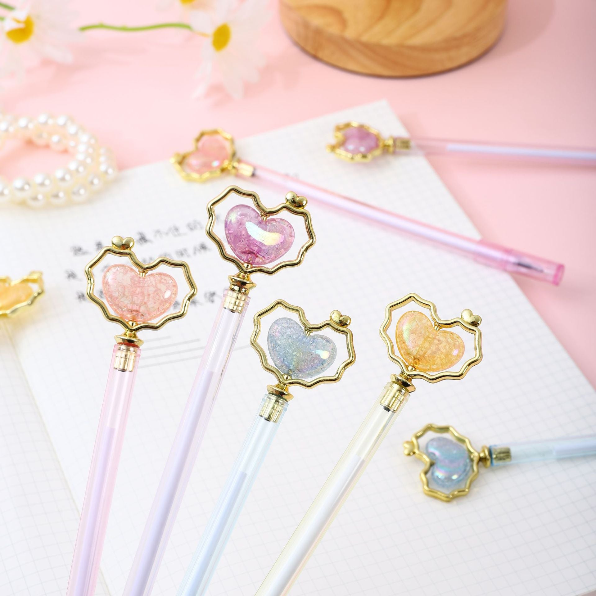 Wholesale of Plastic Love Beads and Neutral Pens