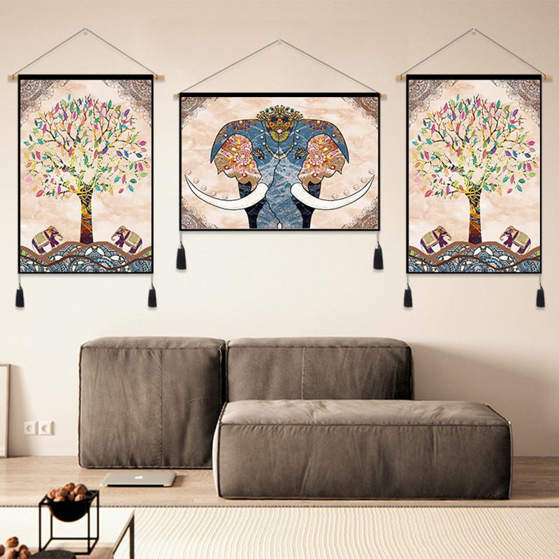 Wholesale Chemical Fiber Ethnic Style Tapestry Hanging Paintings