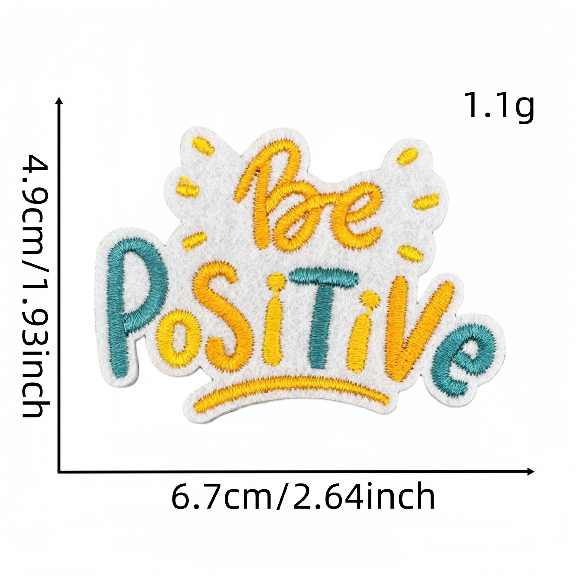 Wholesale Colorful English Letter Embroidered Iron On Patch Stylish Backpack Travel Decoration Gift
