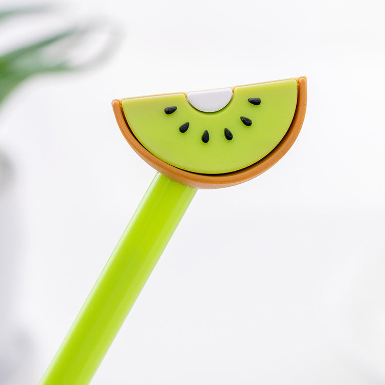 Pluma de gel de fruta de plástico al por mayor