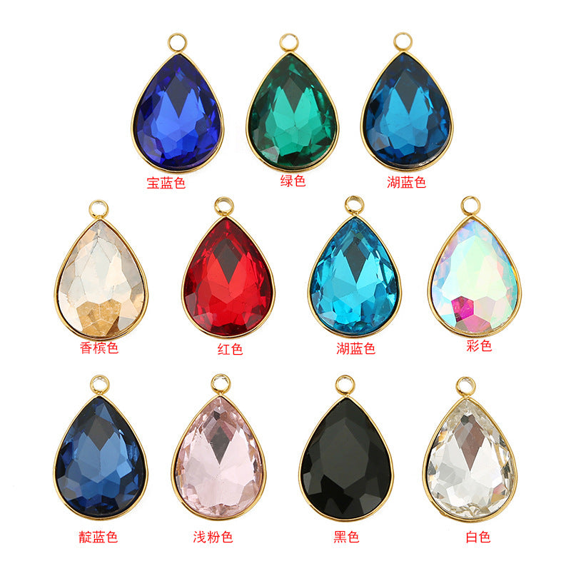 Wholesale Stainless Steel Crystal Pendant Heart Jewelry