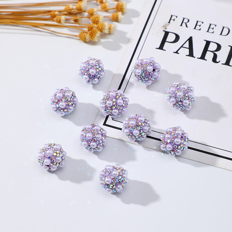 Wholesale 50PCS High Quality DIY Pearl Diamond Balls