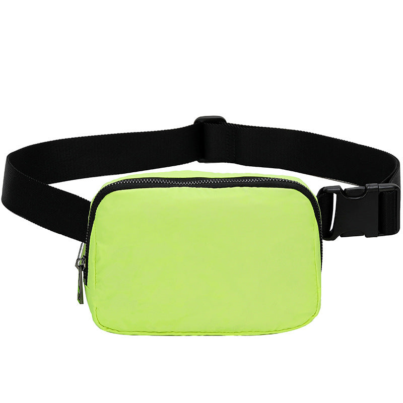 Wholesale Waist bag nylon waterproof chest bag outdoor sports running mobile phone bag versatile crossbody men and women