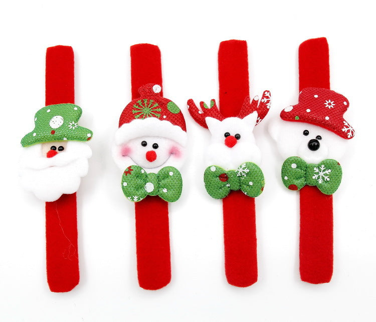 Wholesale Christmas Decorations Children's Toy Bracelets Clapping Rings