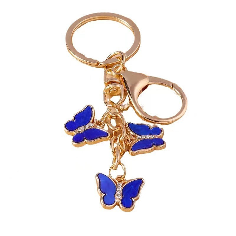 Wholesale Zinc Alloy Butterfly Keychain