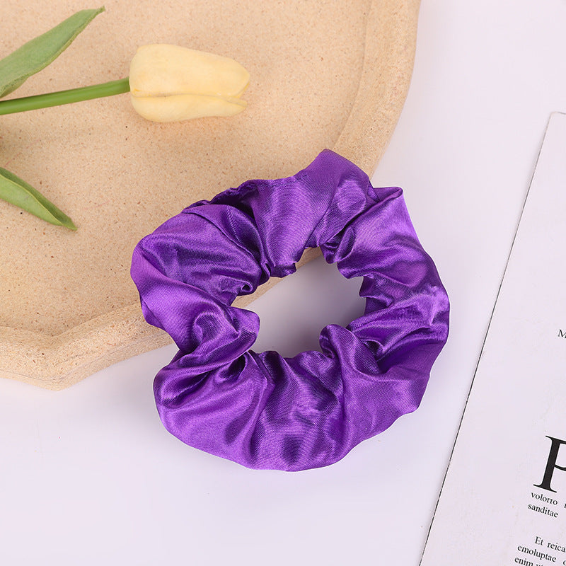 Wholesale 2pcs/pack LED glowing large intestine hair ring female LED night disco luminous head rope horsetail head jewelry