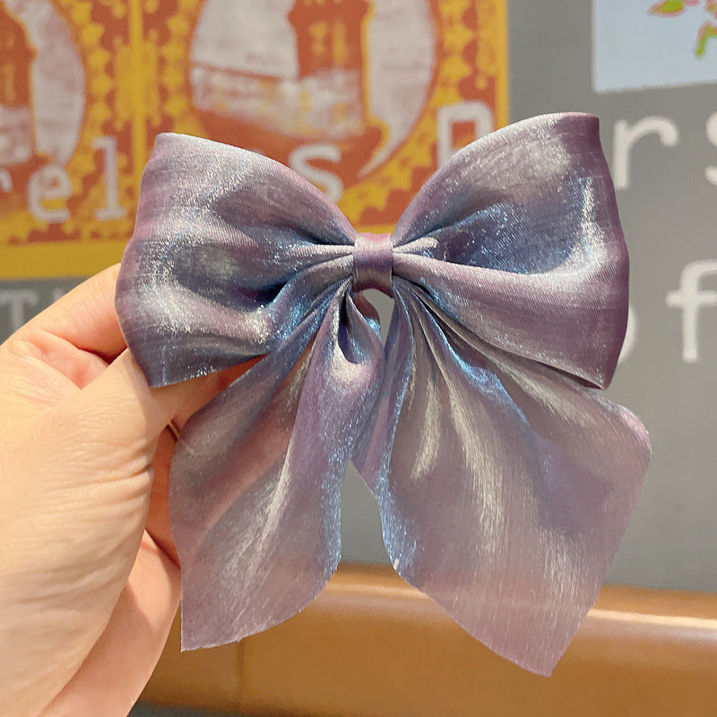 Wholesale Wholesale solid color temperament college style bow hairpin