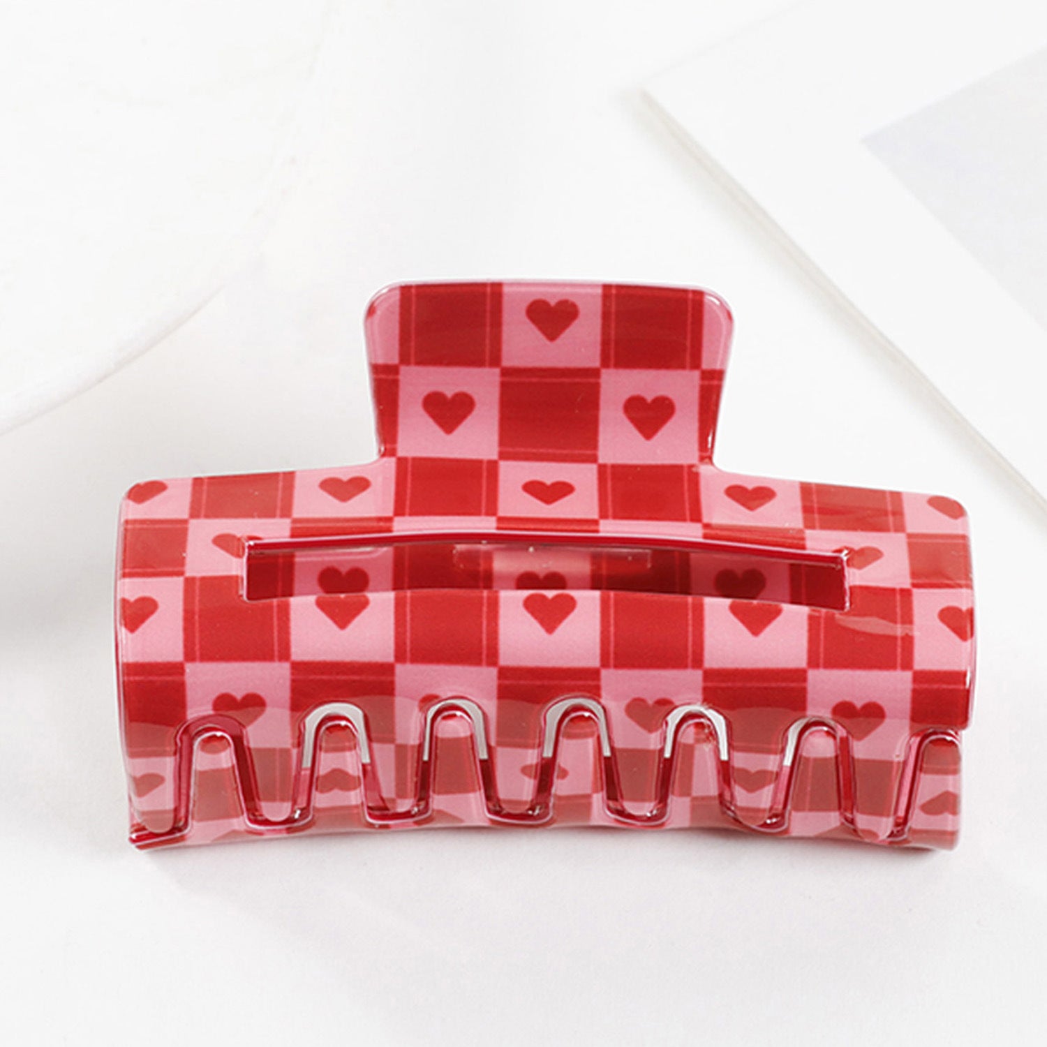 Wholesale Valentine's Day Love Grab Clip Back Head Hairpin Square Sweet Elegant Fashion Jewelry