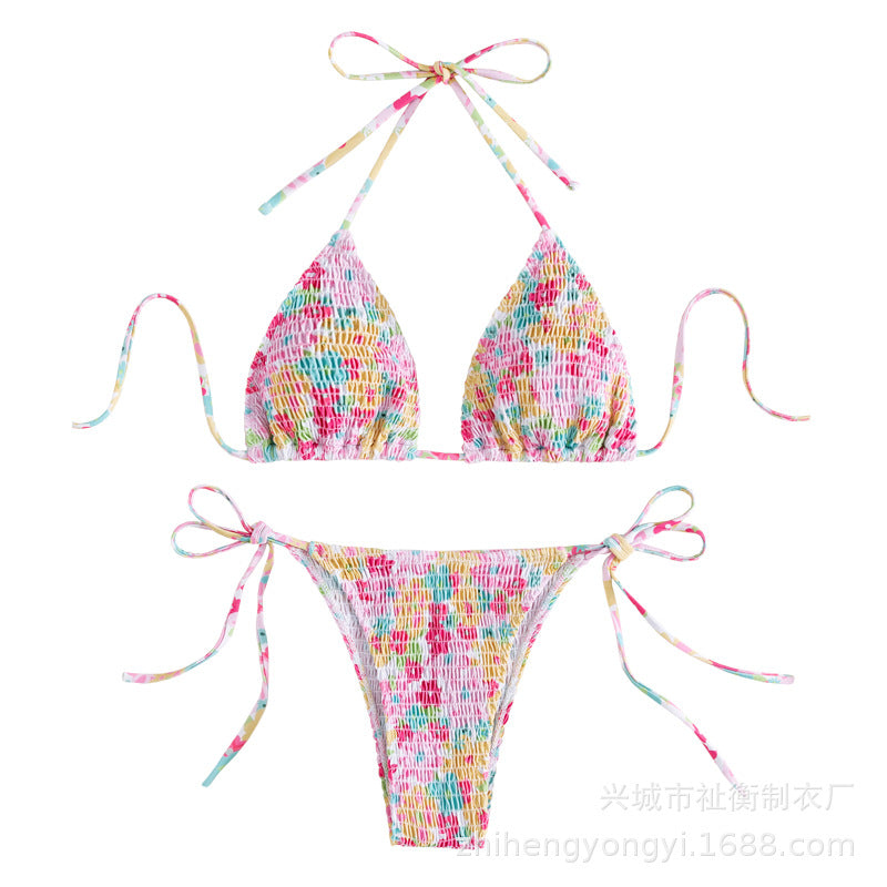 Wholesale Two-piece printed swimsuit