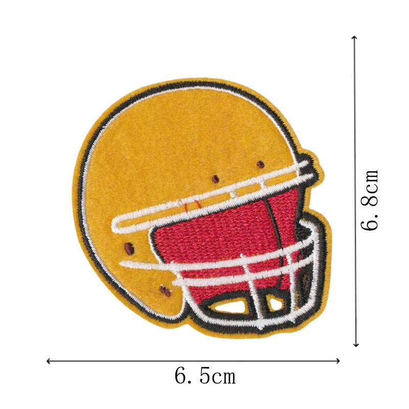 Wholesale Cartoon football embroidery DIY Patches
