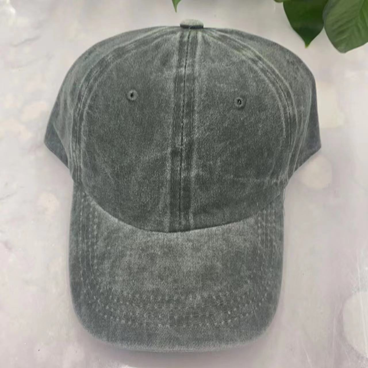 Wholesale spring and autumn hat summer outdoor solid color cap washed baseball cap old cowboy sun hat