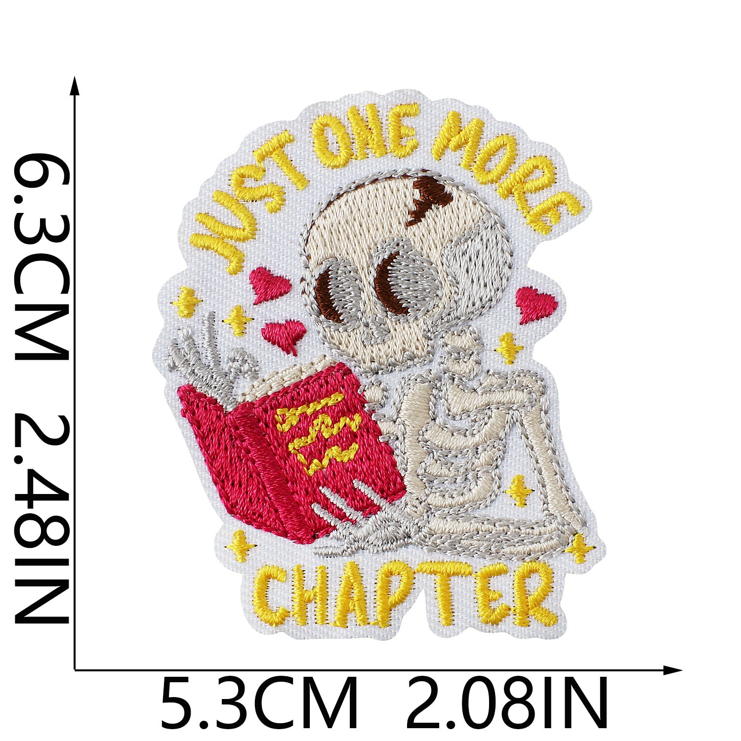 Wholesale Iron On Embroidered Patch Bear Book Design For Bags And Clothing Chic Boutique Craft