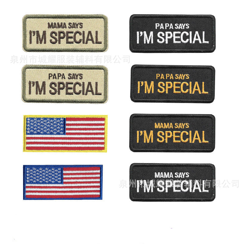 Wholesale Embroider Velcro Custom Cartoon Cloth Stickers Tactical Patches