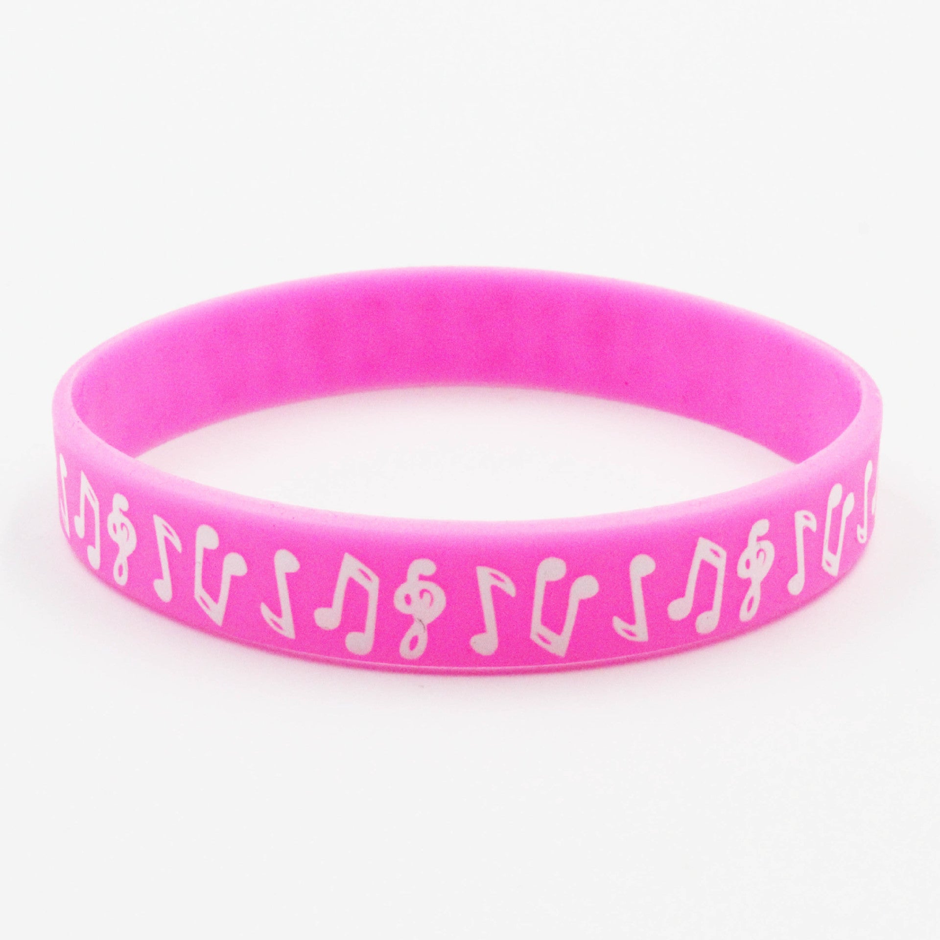 Música impresa al por mayor Notas de música Peripherales Ghana Silicone Bracelet