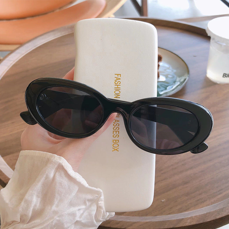 Wholesale PC Small Round Frame Cat Eye Sunglasses